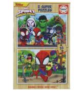 Educa Puslespil - Marvel Spidey - 2x25 Brikker