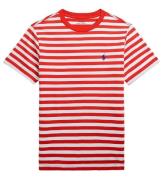 Polo Ralph Lauren T-shirt - Classics I - RÃ¸d/Hvidstribet