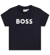 BOSS T-Shirt - Navy m. Hvid