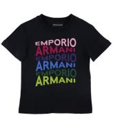 Emporio Armani T-shirt - Navy m. Print/Glimmer