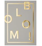 I Love My Type Plakat - A3 - Bloom! - GrÃ¥