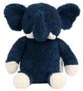 NatureZoo Bamse - 18 cm - Teddyfleece - Elefant - MÃ¸rkeblÃ¥