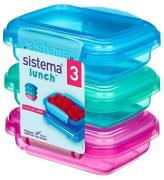 Sistema Madkasser - Lunch Packs - 3-pak - 200 ml - Multi