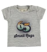 Small Rags T-Shirt - GrÃ¥meleret m. Print
