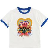 Dolce & Gabbana T-shirt - Superhero - Hvid m. Konge