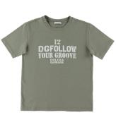 Dolce & Gabbana T-shirt - DG Skate - ArmygrÃ¸n m. Hvid