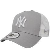 New Era Kasket - Clean Trucker - New York Yankees - GrÃ¥/Hvid
