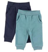 Minymo Sweatpants - 2-pak - Goblin Blue