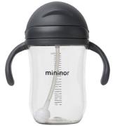 Mininor Kop m. SugerÃ¸r - Tritan - 330 ml - Sort Ravn