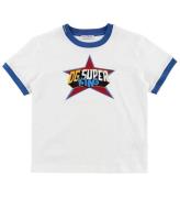 Dolce & Gabbana T-shirt - Superhero - Hvid m. Stjerne/Tekst