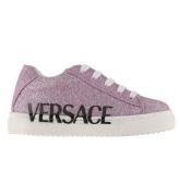 Versace Sko - Lilla m. Glimmer/Sort
