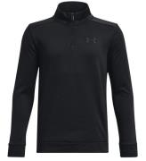 Under Armour Bluse - Fleece - 1/4 Zip - Sort