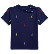 Polo Ralph Lauren T-shirt - Classics - Navy m. Logoer
