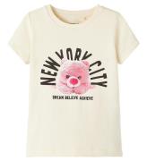 Name It T-shirt - NmfBeverly - Buttercream