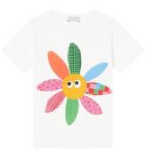 Stella McCartney Kids T-shirt - Off White m. Blomst