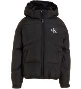 Calvin Klein Dynejakke - CK Short Puffer - Sort