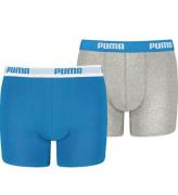 Puma Boxershorts - 2-pak - BlÃ¥/GrÃ¥