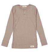 MarMar Bluse - Modal - Rib - Warm Stone