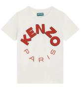 Kenzo T-shirt - Ivory m. RÃ¸d