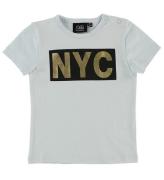 Petit by Sofie Schnoor T-shirt - LyseblÃ¥ m. NYC