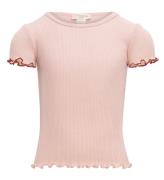 Minimalisma T-shirt - Blomst - Silke/Bomuld - Sweet Rose