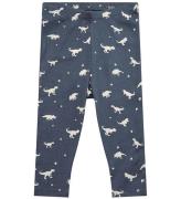 Petit by Sofie Schnoor Leggings - Rib - Navy m. Dinoer