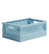Made Crate Foldekasse - Mini - 24x17x9,5 cm - Crystal Blue
