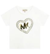 Michael Kors T-shirt - Hvid m. Guld