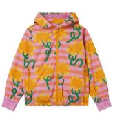 Stella McCartney Kids Jakke - Rosa/Orangestribet m. Solsikker