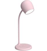Kreafunk Lampe m. Oplader + HÃ¸jtaler - Ellie - Dusty Rose