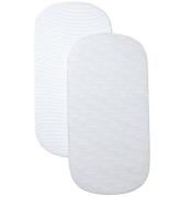 SHNUGGLE StrÃ¦klagen - 2-pak - 120x60 cm - Air Cot - GrÃ¥/Hvid m.
