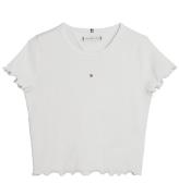 Tommy Hilfiger T-shirt - Essential Rib - Hvid