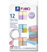Staedtler FIMO Modellervoks - Soft - 12x25 g - Pastel