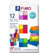 Staedtler FIMO Modellervoks - Soft - 12x25 g - Brilliant