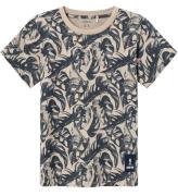 Name It T-shirt - NkmJavel - Pure Cashmere m. Palmeblade