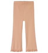 Lil Atelier Leggings - NmfGago Kyr - Mahogany Rose