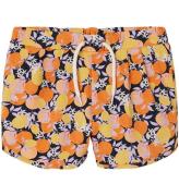 Name It Shorts - NkfJinnia - Dark Sapphire m. Citrusfrugter