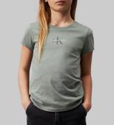 Calvin Klein T-shirt - Micro Monogram - Meteor Green