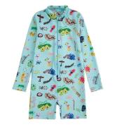 Bobo Choses Badeheldragt - Funny Insects all Over - Aqua blue