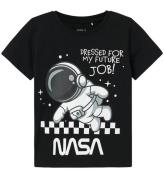 Name It T-shirt - NmmAbram NASA - Sort m. Print