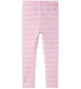 Name It Leggings - Rib - NmfKianna - Pastel Lavender/Festival Bl