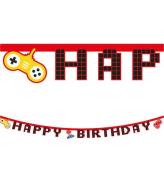 Decorata Party Happy Birthday Banner - Gaming Party