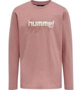 Hummel Bluse - hmlAsta - Wood Rose m. Hvid