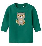 Name It Bluse - NbmVacion - Antique Green/Hero Bear