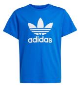 adidas Originals T-shirt - Trefoil - BlÃ¥/Hvid