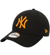 New Era Kasket - 9Forty - New York Yankees - Sort /Orange