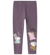 Name It Leggings - NmfAmma - Peppa Pig - Arctic Dusk