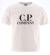 C.P. Company T-shirt - Gauze White m. Sort