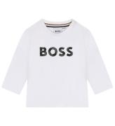 BOSS Bluse - Hvid m. Sort