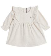 Tommy Hilfiger Kjole - Velour - Country Ivory Heather